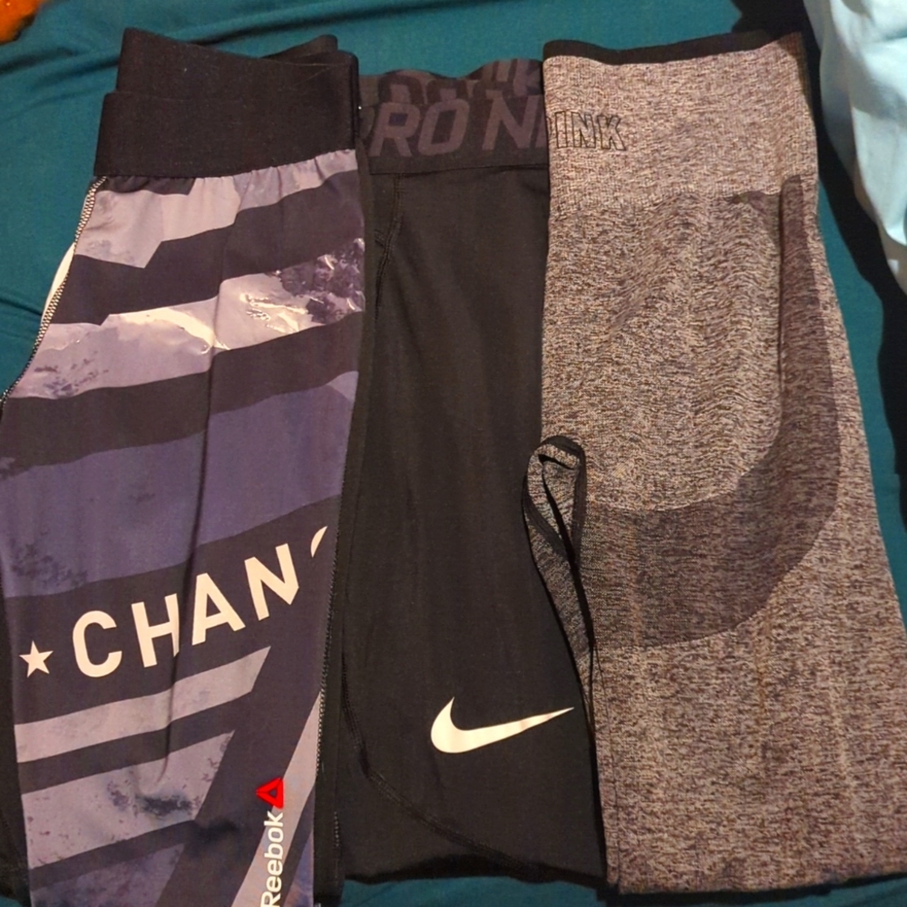VS PINK,Rebook,Nike pro dri fit leggings